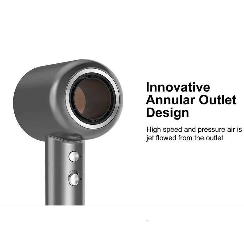 High Speed Hair Dryer Negative Ion Professional Quick-drying Low Noise Household Electric Cold Hot Air Hair Dryer With DiffuserT251118