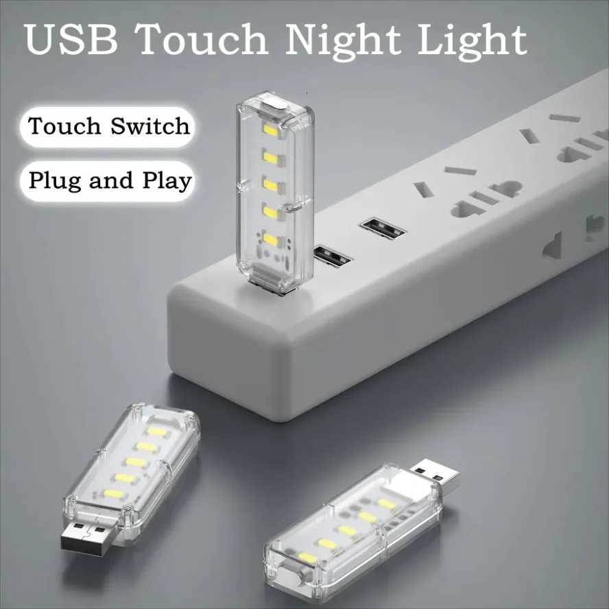 10LEDs USB Touch Dimming Night Light 5V Portable 3000K/6500K Bulb for Bedroom Study PC Laptop Mobile Power Bank Plug in Lighting M251118