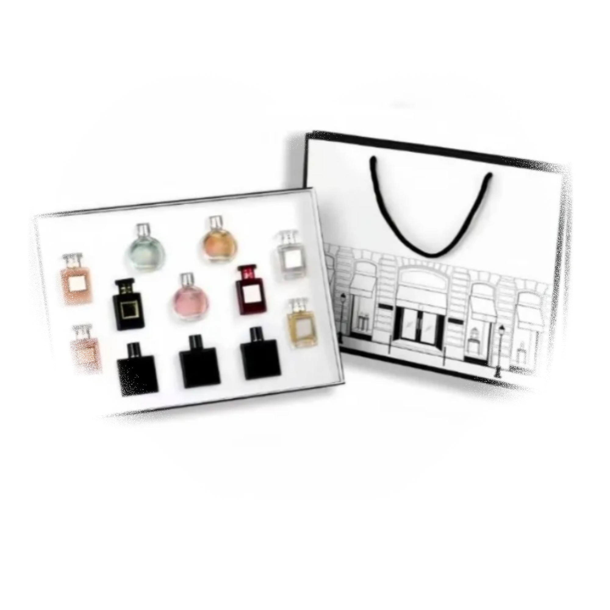 Latest designer Perfume 12pcs/set Fragrance For Lady 7.5ml 8ml mini Size cologne High Quality With Outside Box And Bag Paris Women Christmas Gift Fast Shipping