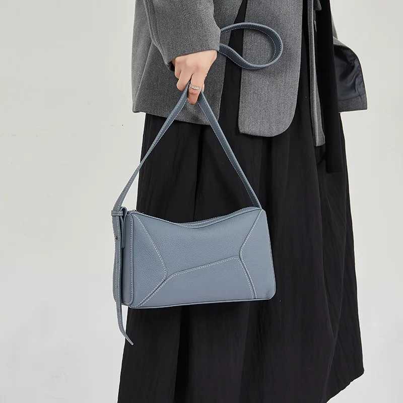 Genuine leather woman bag cowhide Shoulder bag Soft Leather minimalist luxury bags womens high quality 2024 ladies bags handbagW251118