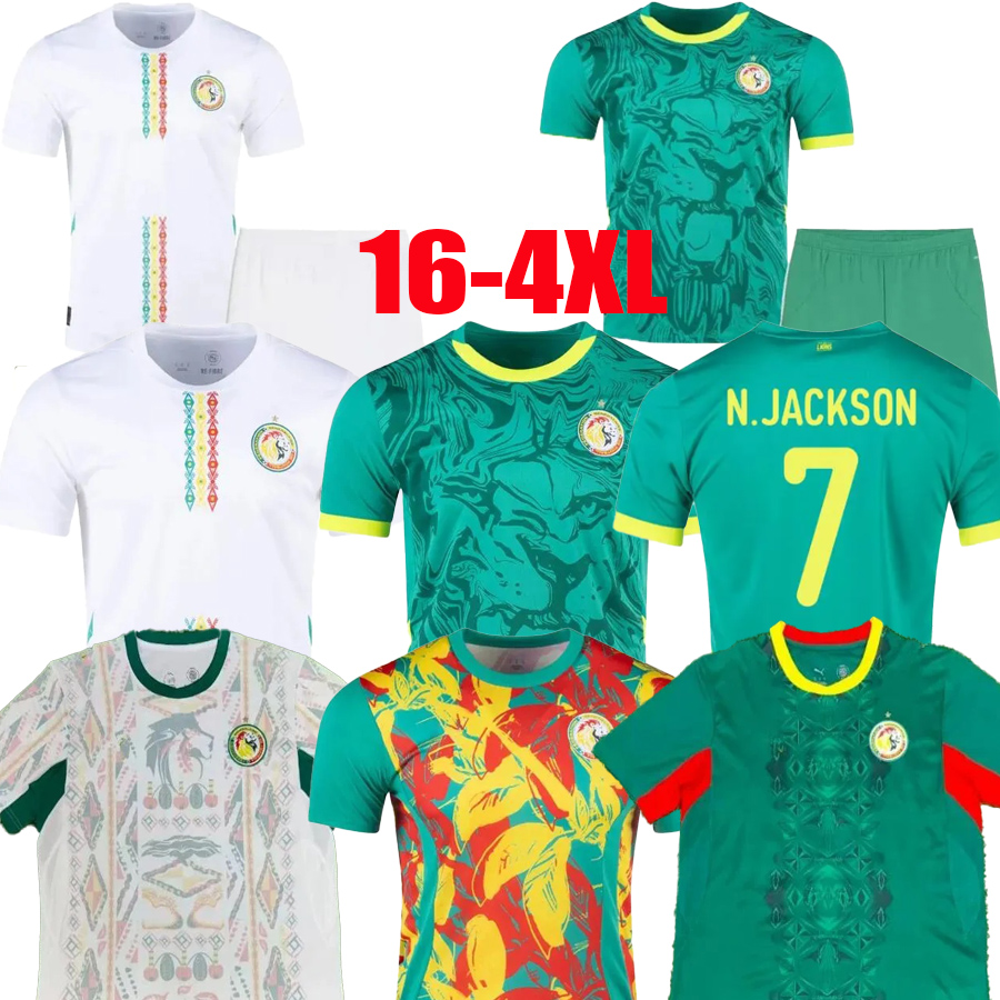 2026 Africa Cup Senegal soccer jerseys 25 26 27 MANE N.JACKSON Senegal football shirts kids kit KOULIBALY P.M.SARR NDIAYE NIAKHATE national team