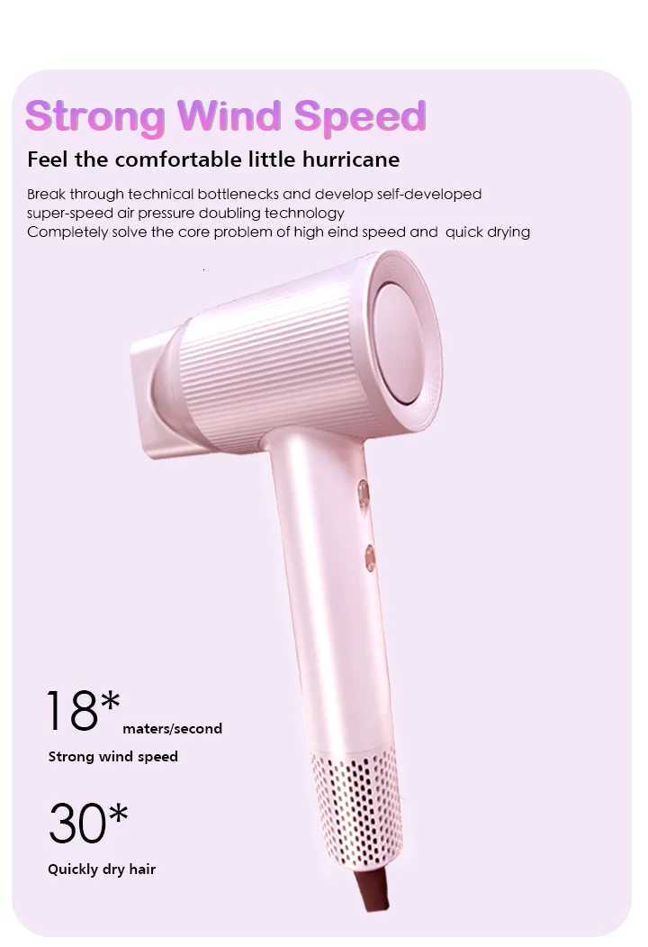 Professional Hair Dryer Negative Ion Hair Dryer Household Hand Blow Dryers Hot Seller 1800W Electric Plastic IonicT251118