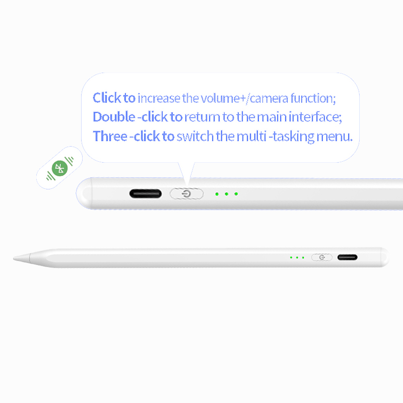 Wholesale Factory Stylish for Tablet Chargeable Touch Pen for iPad Capacitive Screen Pen Active Stylus Pen for Touch Screen