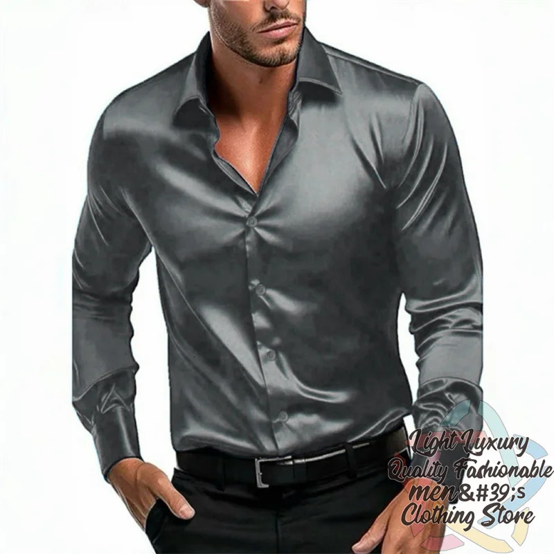 14-color mens shirt formal solid color wedding outdoor fashion n business long-sleeved top clothing XS-6XL soft fabric 250417