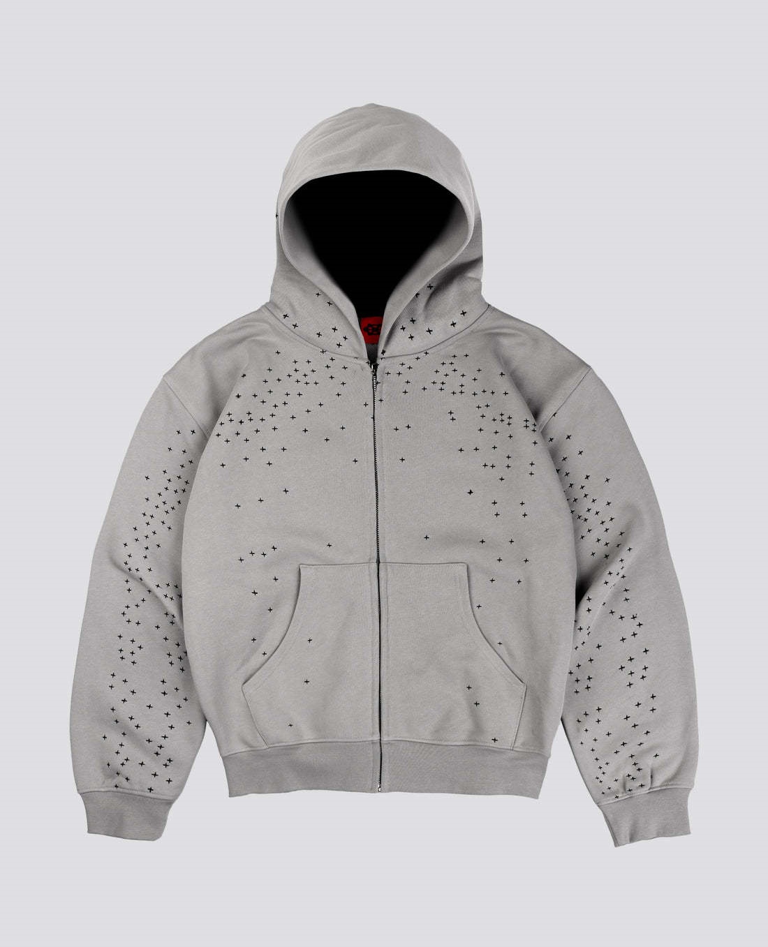 Men's Hoodies Spring American Rhinestone Design Cardigan Zipper Sweatshirt Trendy Brand High-end Couple Casual Short Gothic Jacket