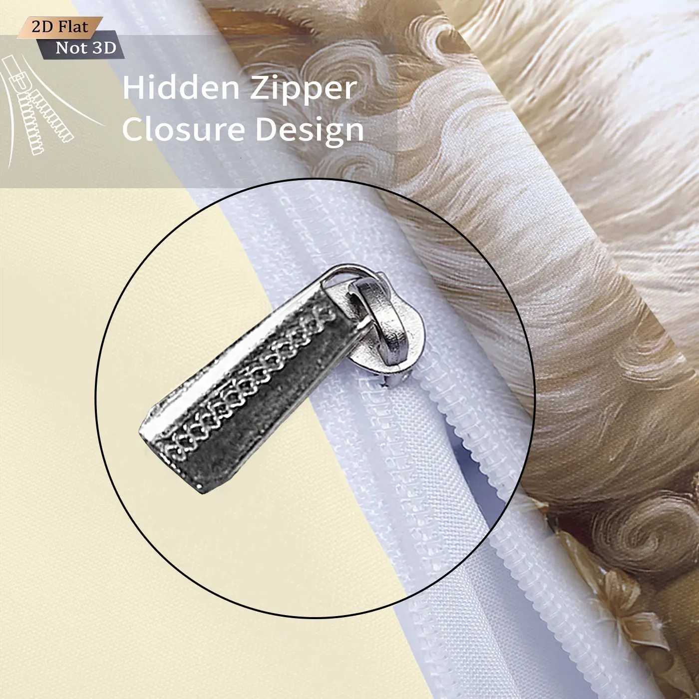 3pcs Golden Santa Claus Printed Chipless Bedding Set Soft and Comfortable Dormitory Bedroom Multiple Sizes Machine WashableM251118