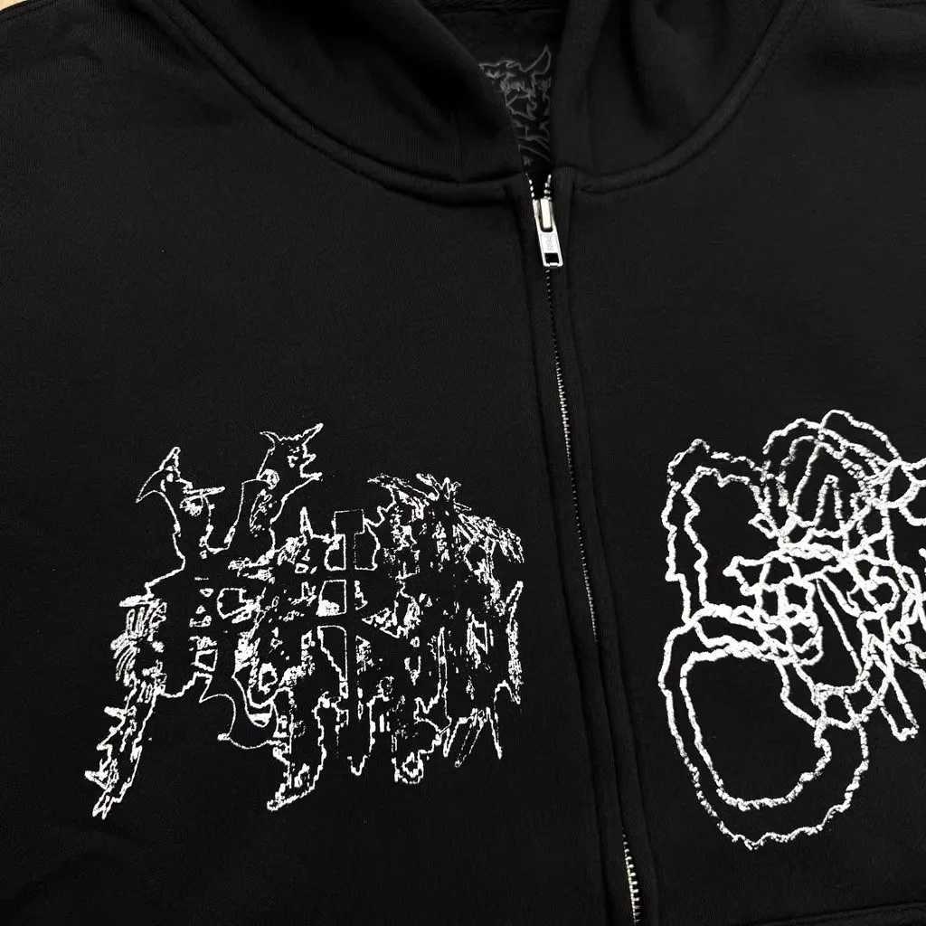 New KenCarson Antagonist merch Tour Actual Zip Up Pullover Hoodies Hoody Hooded Sweatshirts velvet Cotton Thick Fleece US E106 X251118