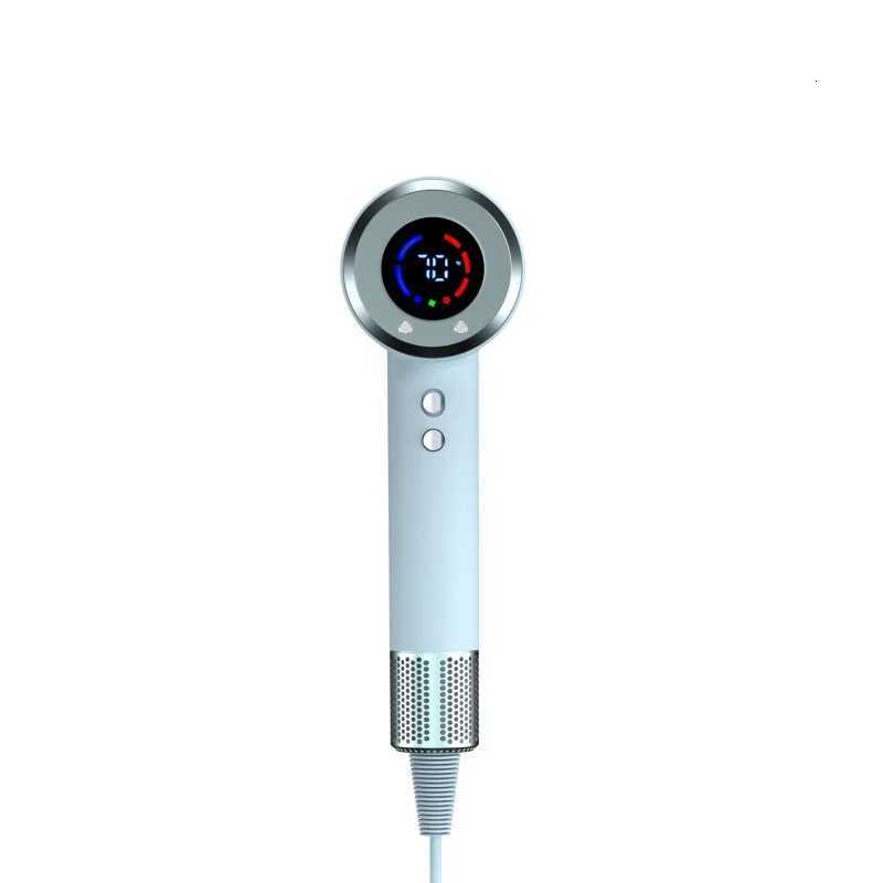 Digital Display High Speed Hair Dryer Salon Household Leafless Large Blowing Force Hair Care Negative Ion Hair DryerT251118
