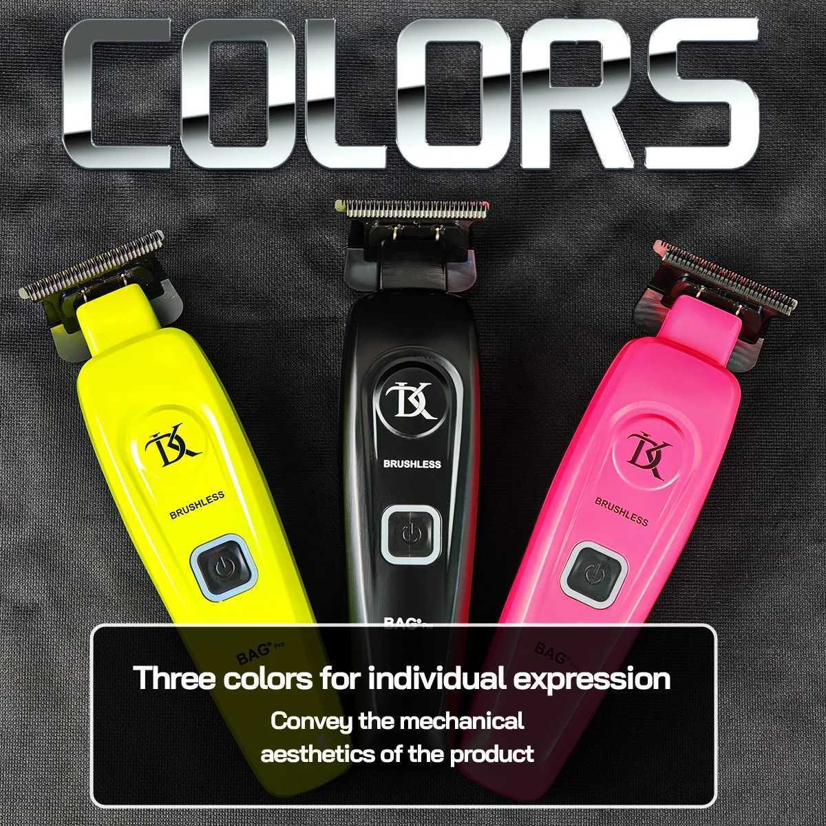 7200RPM Professional Hairdressing Trimmer DLC Full Metal Hairdressing Surface Base Charging Clipper Suitable for Mens Barber Brushless Motor DK-078W25
