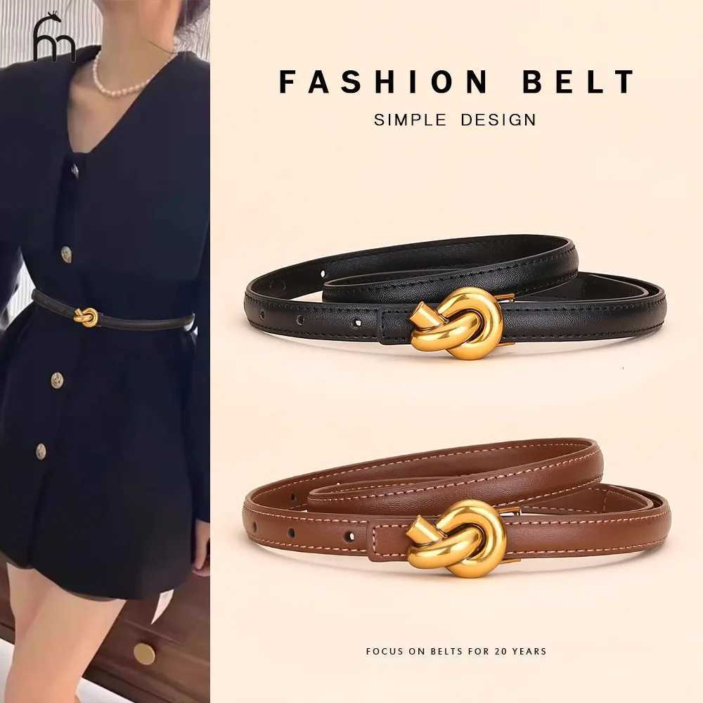 Real leather knot belt for women fashionable belt with buckle dr and jeans belt W251118