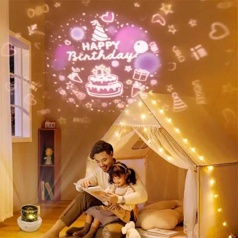 Ocean Night Light Projector Kids Projector for BedroomStars Projector for Ceiling 360 Degree Rotation Kid Night Light for Decor M251118