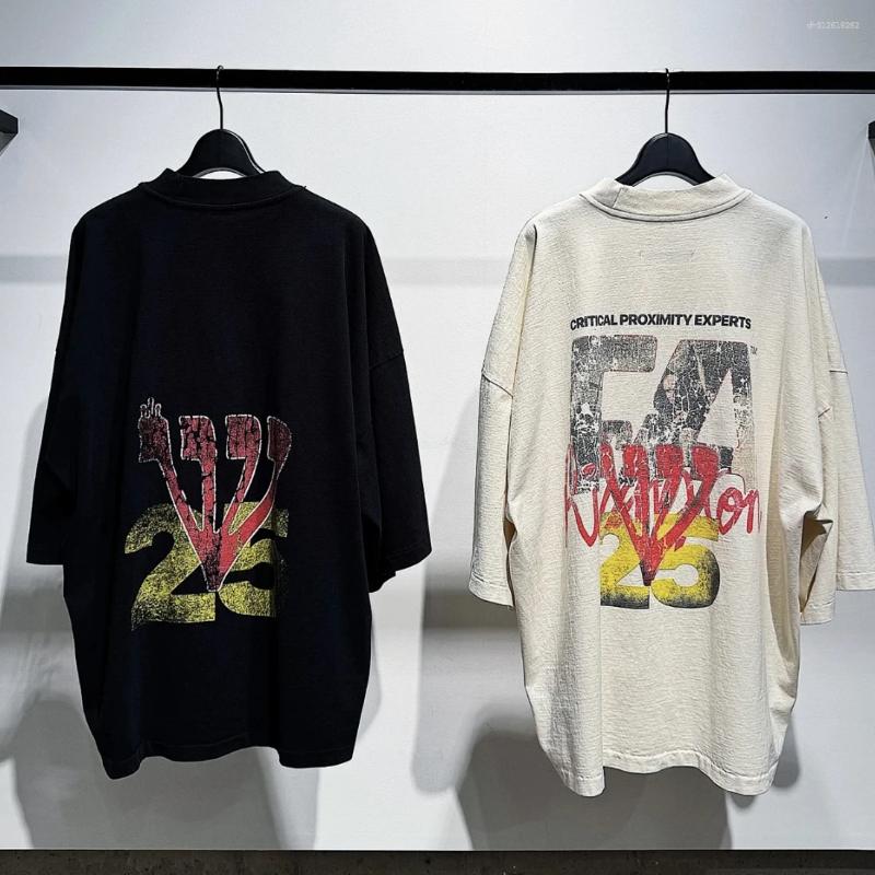 Men's T Shirts Washed RRR-123 Shirt Men Women High Quality Tops Tee RRR123