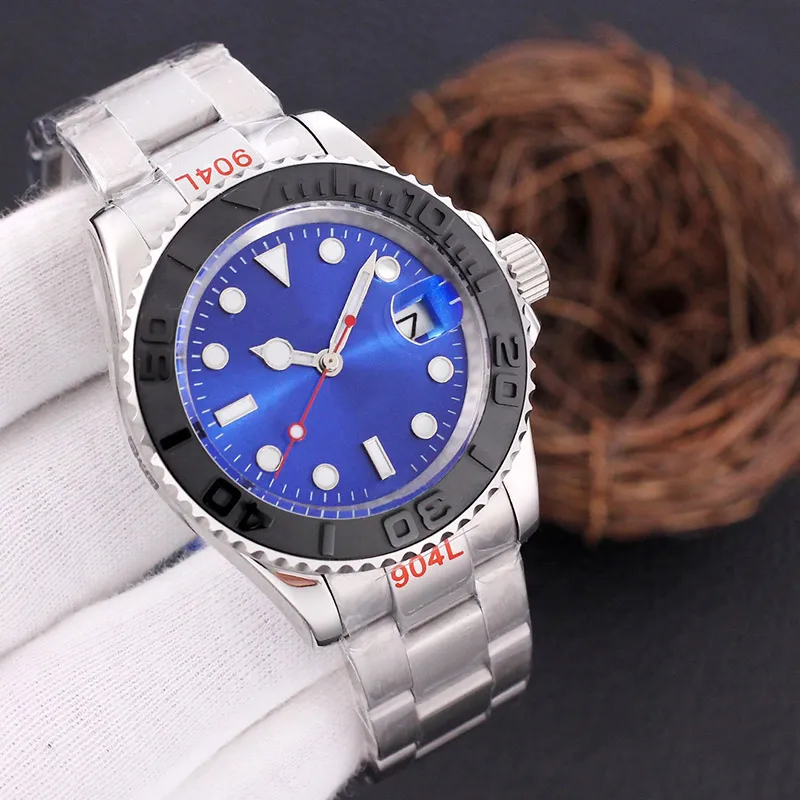 Men's Watch Designer Luxury Watch Rubber Band Stainless Steel Case Material Sapphire Glass Waterproof Luminous High Quality Men's Automatic Movement Watch