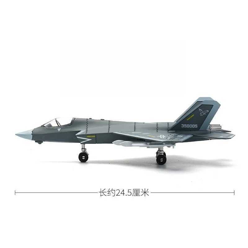 1/72 Creative Military Series Building Blocks China Stealth Carrier Based Multi-Purpose Fighter Model Toys For Boys Xmas Gifts C251118