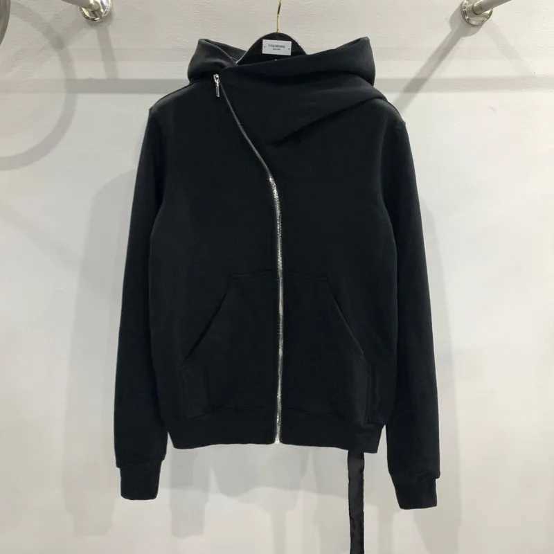 HKSH Mens Tide Punk Dark Autumn Winter New RO Style Wizardry Zipper Womens Fashion Cotton Sweatshirt Chic Coats Hoodies HK0530 X251118