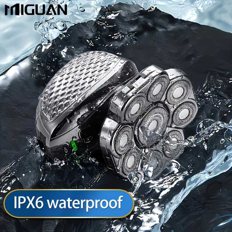 Electric Head Hair Shaver For Hair Cutting Ultimate Mens Cordless Rechargeable Wet/Dry Skull Bald Head Razor With RotaryT251118