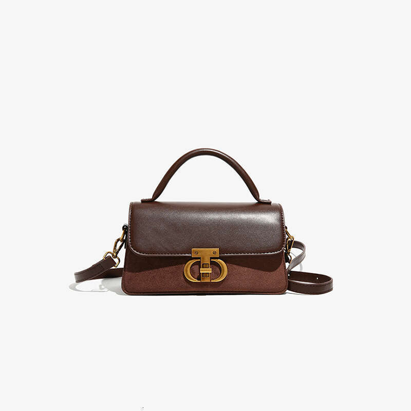 High end 2023 New Autumn/Winter Versatile One Shoulder Crossbody Women's Handheld Small Square Bag
