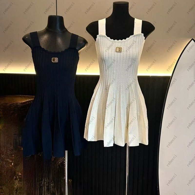 Summer Designer Dress Woman Luxury Dresses Womens Breathable Tops Sleeveless Dress Slit Skirt Outwear Slim Fashion DJD25041810