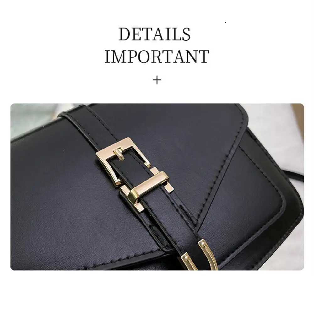 PU Leather Messenger Shoulder Bag Fashion Handbag Leisure Portable Sling Bag Ladies Solid Color Simple Crossbody BagW251118