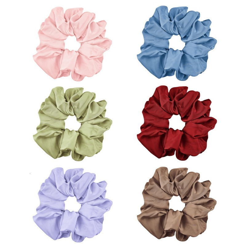 14cm Accessories for Women, Bun Tie, Ponytail Hair Rope, Elastic Satin Versatile Scrunchie