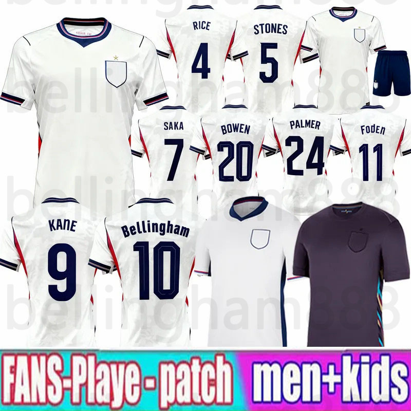 26 27 BELLINGHAM KANE ENGLANDs Soccer Jerseys RICE SAKA FODEN RASHFORD 2026 UK 2027 GASCOIGNE SOUTHGATE Retro Football Shirt 90 96 98 Euro SHEARER OWEN 02 06 Jersey