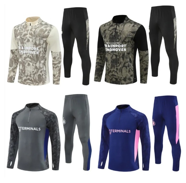 2025 26 Soccer tracksuit 25 26 KIT Football Shirts Kids Set TOP Kits LANG DEST DE JONG TILLMAN 10 PSVs TRAINING SUIT