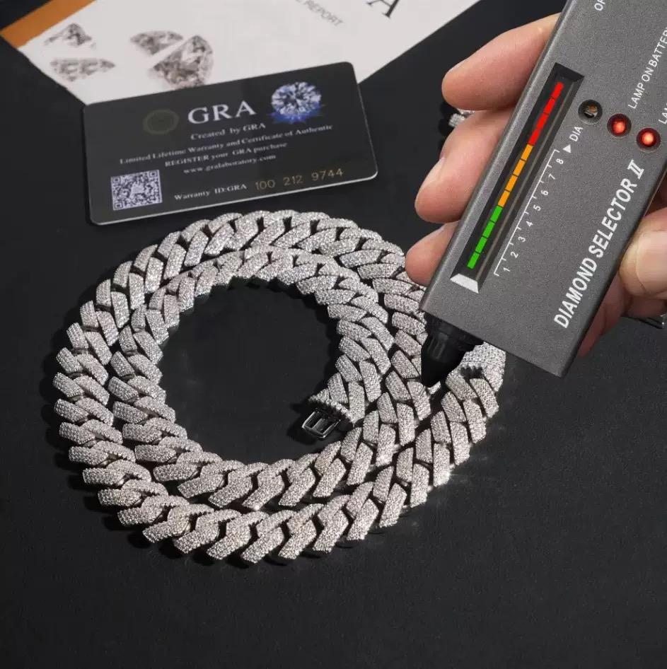 High-Quality Unisex Designer Cubic Zirconia Cuban Necklace & Bracelet - Hip Hop Style