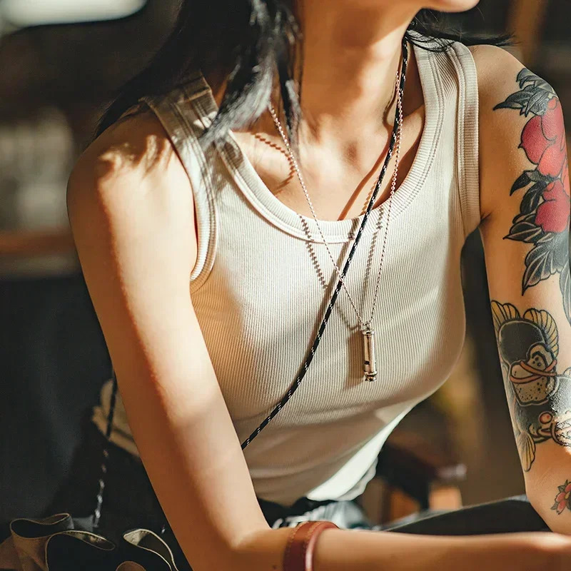 Maden Summer Sleeveless Knitted Tank Tops for Women Solid Color Casual Sports Vest Slim Fit Female Outer Wear Tops 250417