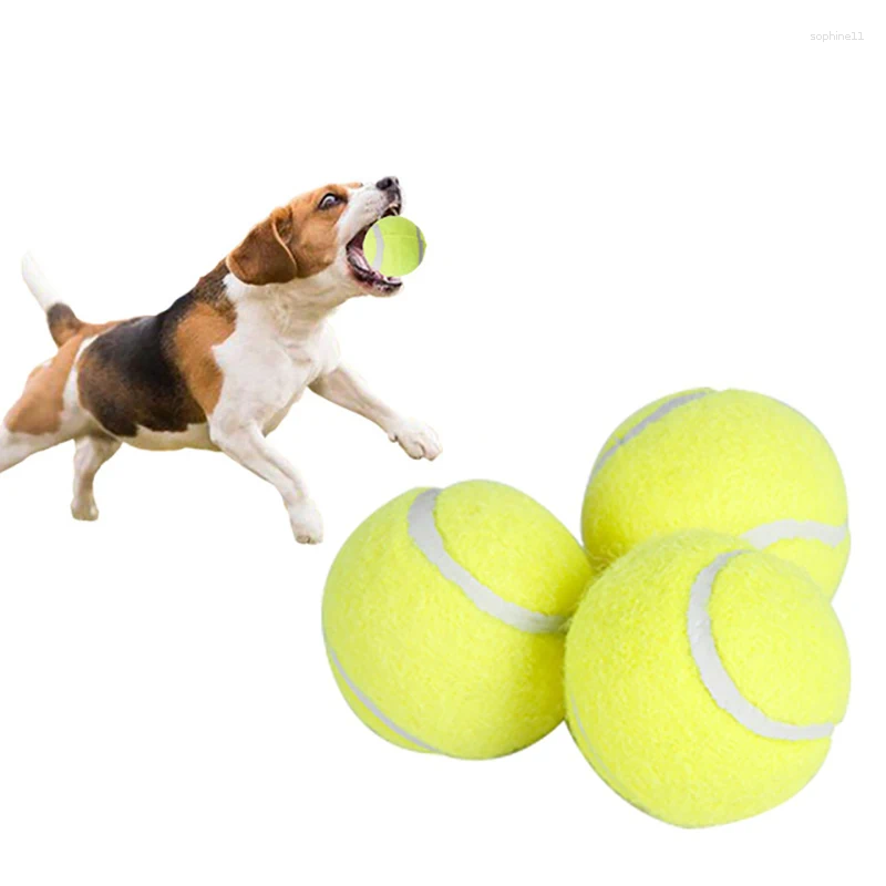 5cm Dog Pet Tennis Interactive Toy Chew Ball Throwing High Bouncy Kids For Supplies Puppy Accesorios