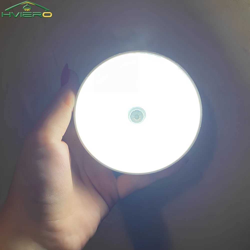 Wireless Motion Sensor Night Light Bedroom 8LED Detector Wall Decoration Round Lamp Staircase Closet Room Bedside Wardrobe Bulbs M251118