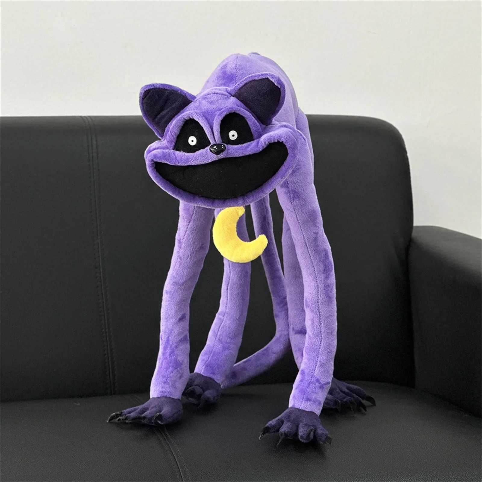 2024 Personalized Plush Doll Toy Gift Cartoon Style Childrens Rag Doll Horror Animal Series Purple Cat Doll Plush Toy Doll Z251118
