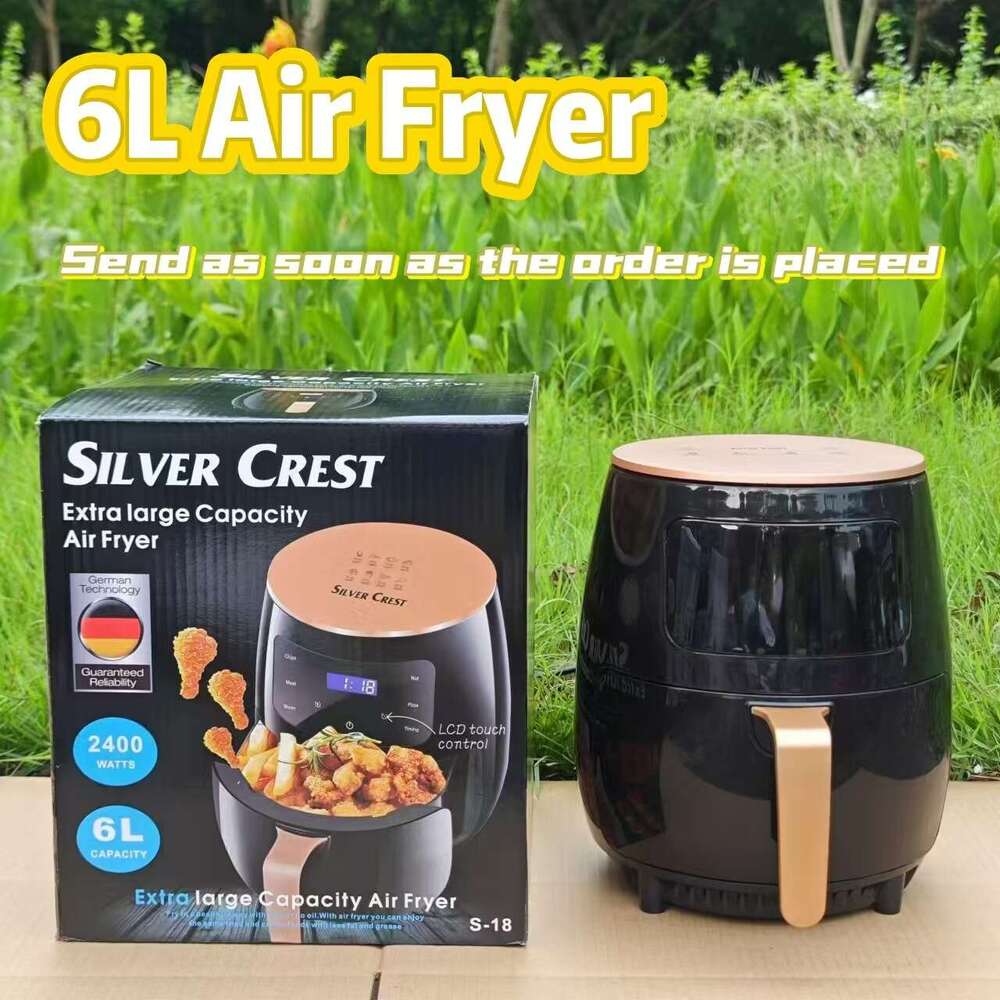 6L Air fryer multifunctional intelligent touch screen oven, large capacity air electric fryer, and french fry hine