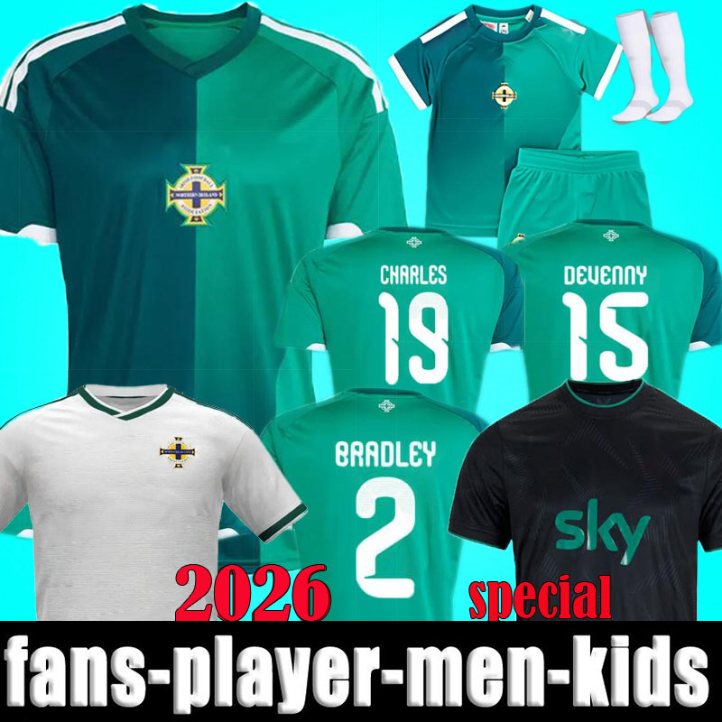 Northern Ireland jersey 2026 2027 Ireland 2025 special KIT soccer jerseys uniform Fans player 26 27 mens kids GALBRAITH BRADLEY football shirts green XXXL 4XL