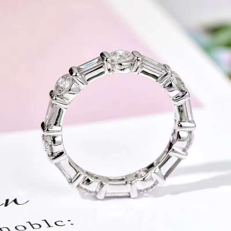 DHcollection Grass Stone Q060 Women's Zircon Wedding Ring