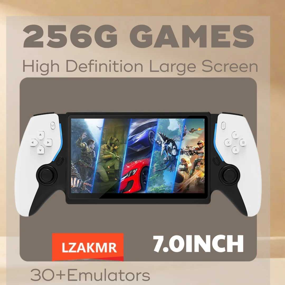 New 7-Inch Dual Joystick Nostalgic Arcade Handheld Game Machine PX Pro Compatible With 30Emulators 256G P Gift Open-SourceW251118