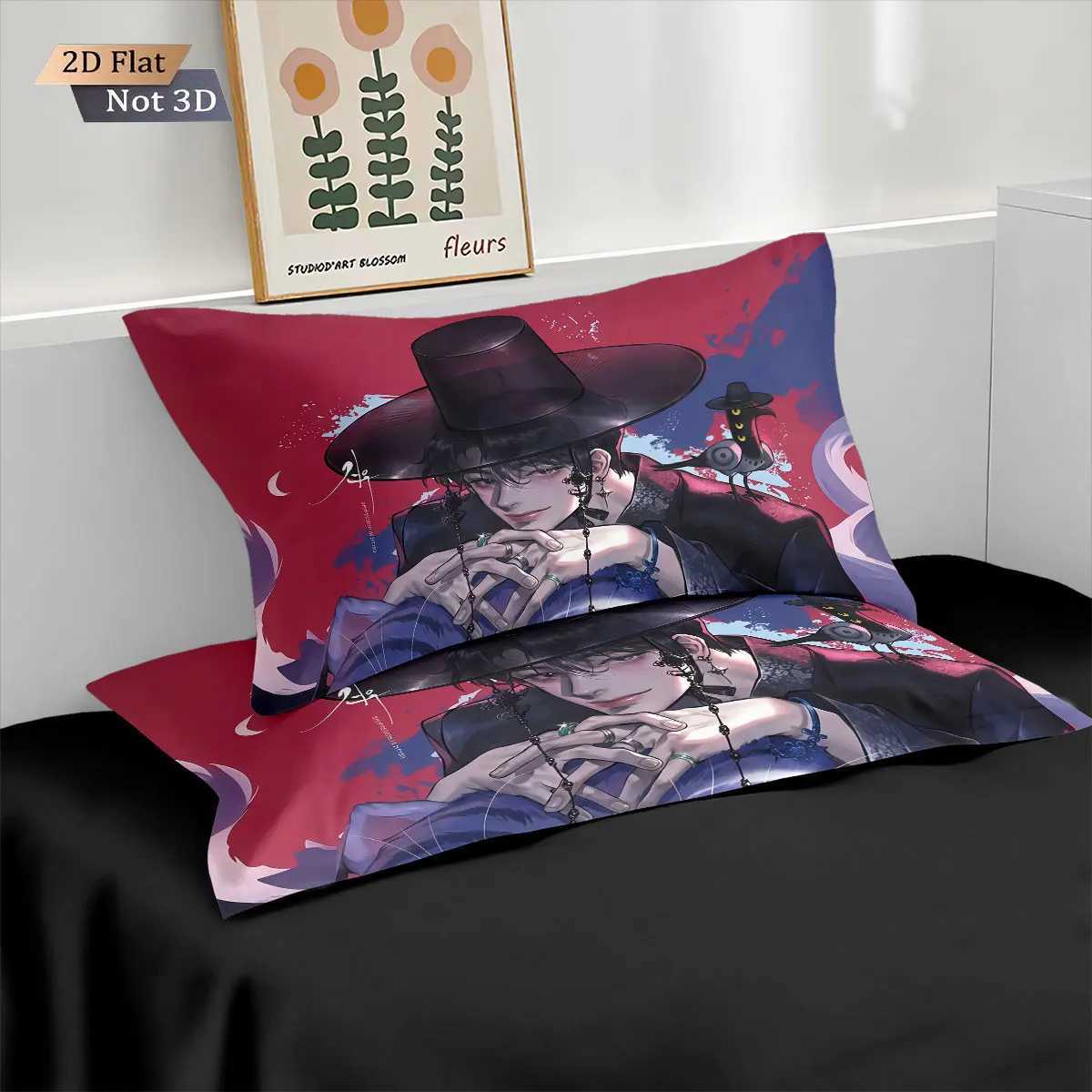 3pcs K-Pop Demon Hunters printed coreless duvet cover set multi size bedroom dormitory bedding decoration machine wash styleM251118