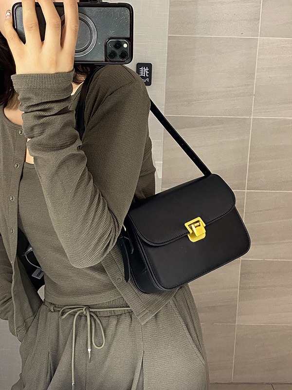 Women Shoulder Bag Handbag Tote Messenger Bag Preppy Style Female Vintage Envelope Bag High Quality Briefcase Handbags PU Leather Shoulder Bag