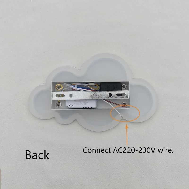 Cloud LED Wall Lamp Baby Room Bedroom Bedside Living Room Dining Room Attic Warm Decoration Touch Switch AC85-230V M251118