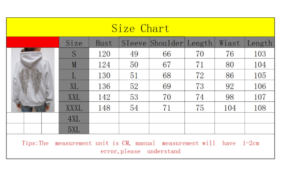 Sequined Embroidery Women's Hoodies High Street Light Colored Gothic Sequined Wing Design Hooded Sweatshirt Korean Fashion Minimalist Jacket Coup