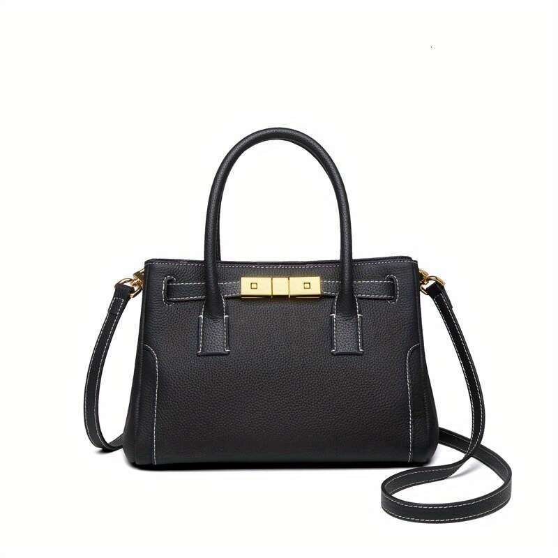 ZOOLER Women's Genuine Leather - Vintage Quilted Design With Adjustable Strap, Zipper Closure Golden-Tone Hardware, Elegant / Commuter Handbag Fo