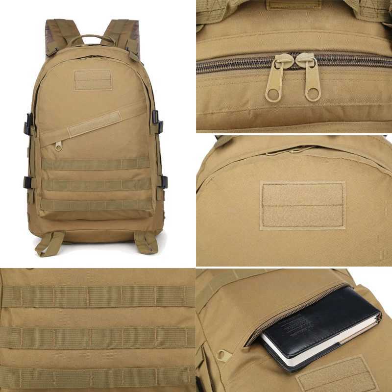 3D 50L Outdoor Sports Tactical Climbing Backpack Waterproof Camping Hiking Backpack Hiking Backpack Outdoor Sports Tactical Climbing BackpackT250418