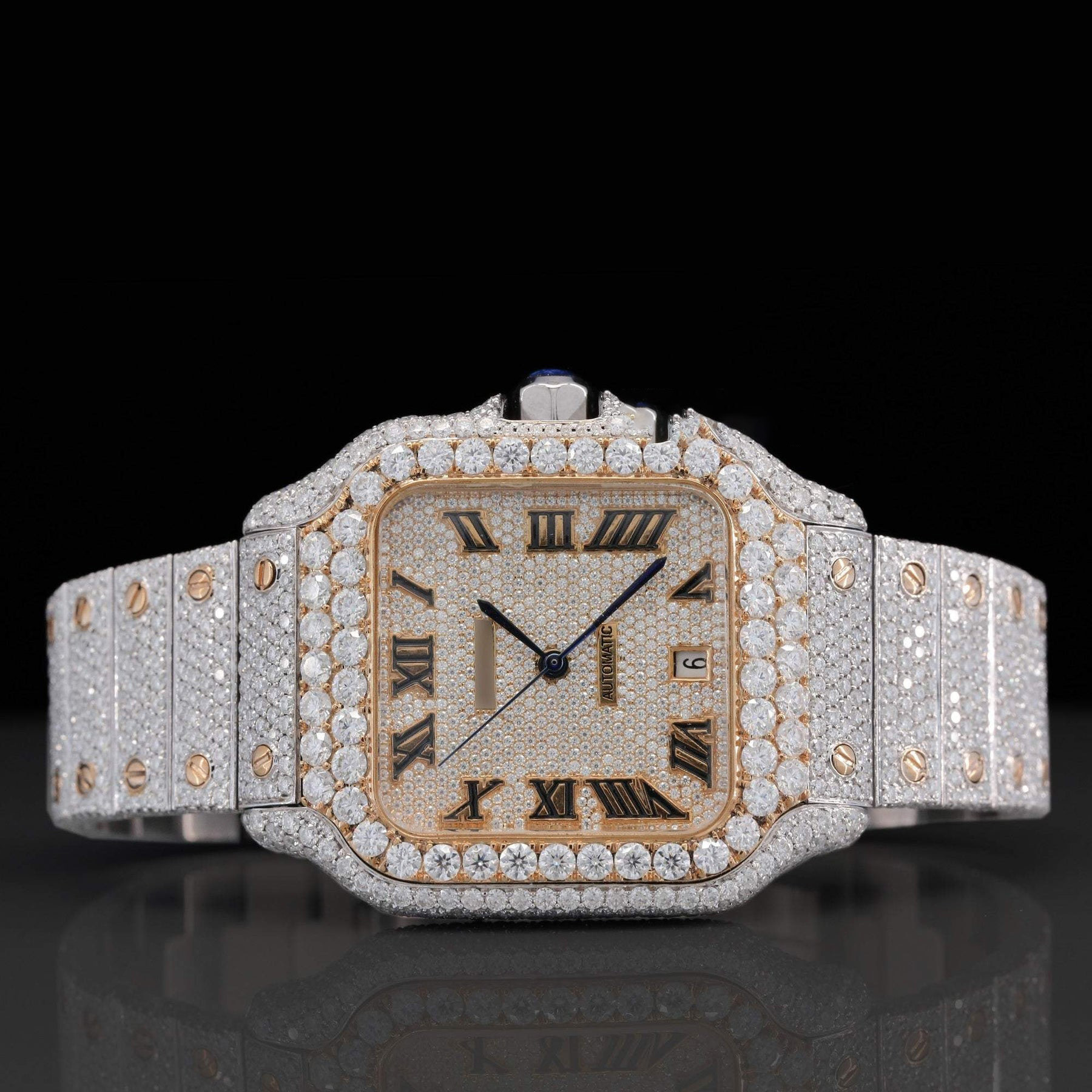 High-quality luxury Moissanite Watch For MenFashion Hip hop jewelry VVS Hop Enthusiast men's and women's watches