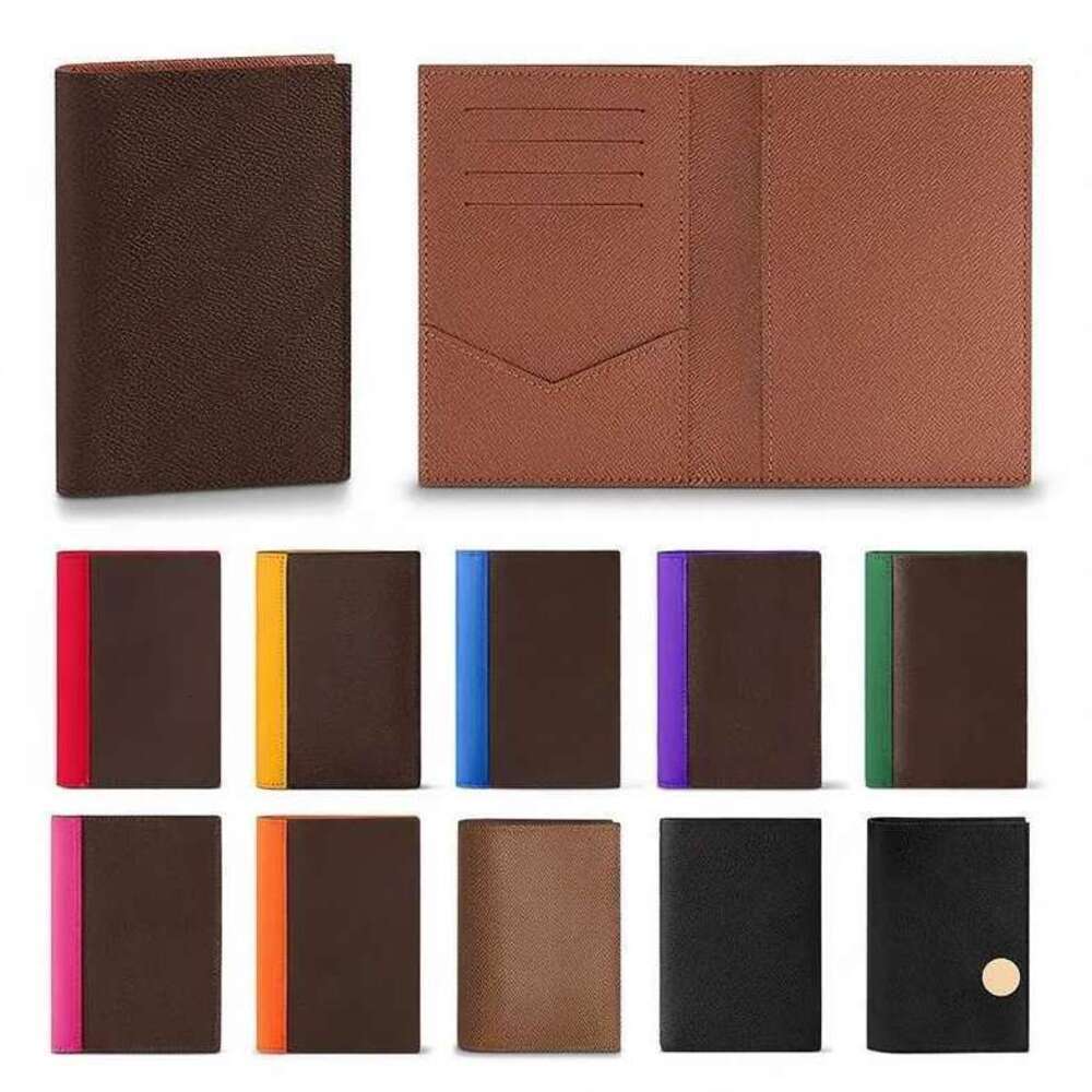 Unisex Fashion Casual Designer Luxury Passport Cover Holders Wallet Coin Purse Key Pouch Credit Card Holder TOP Mirror Quality M64502 M64501 N64411 M63914