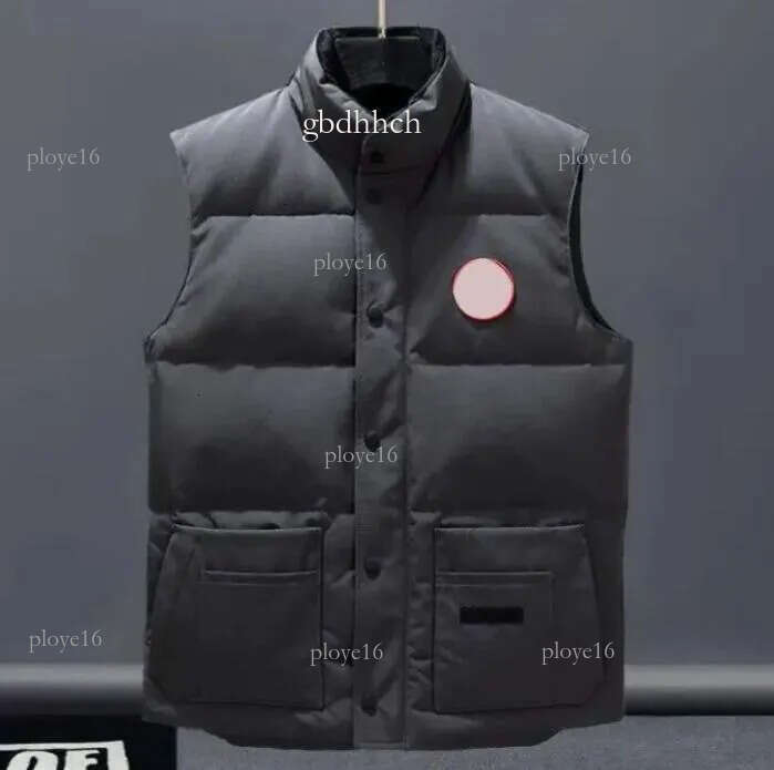 Canadaly Goossely Vest Designer Goose Coat White Duck Down Jacket Men Winter Gooser Gillet Coat With Badge Quality Luxury Fashion Classic Trend Designer Be3