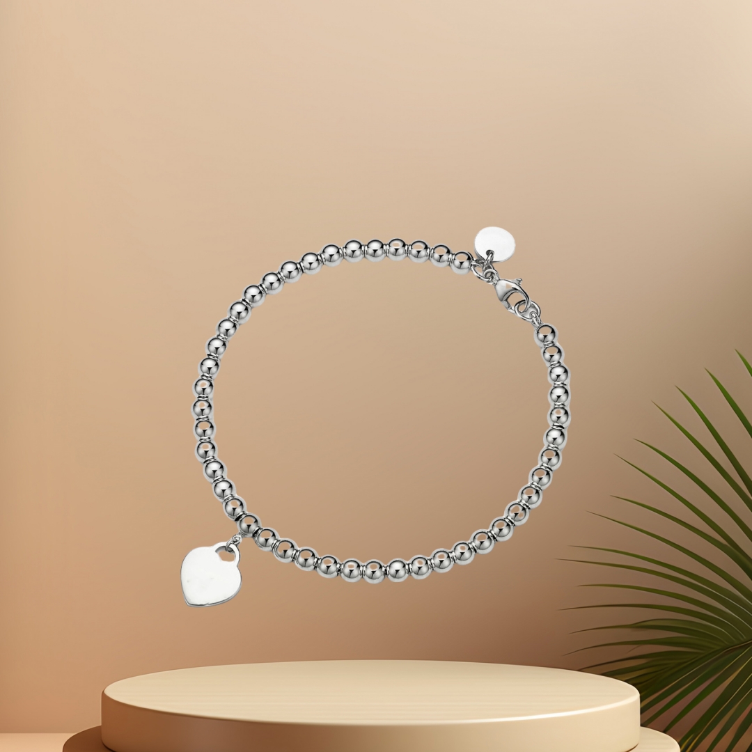 Fashion Charm 925 Love Heart women Designer Bracelet Letter logo top Silver Bracelets Festival Gift Souvenir