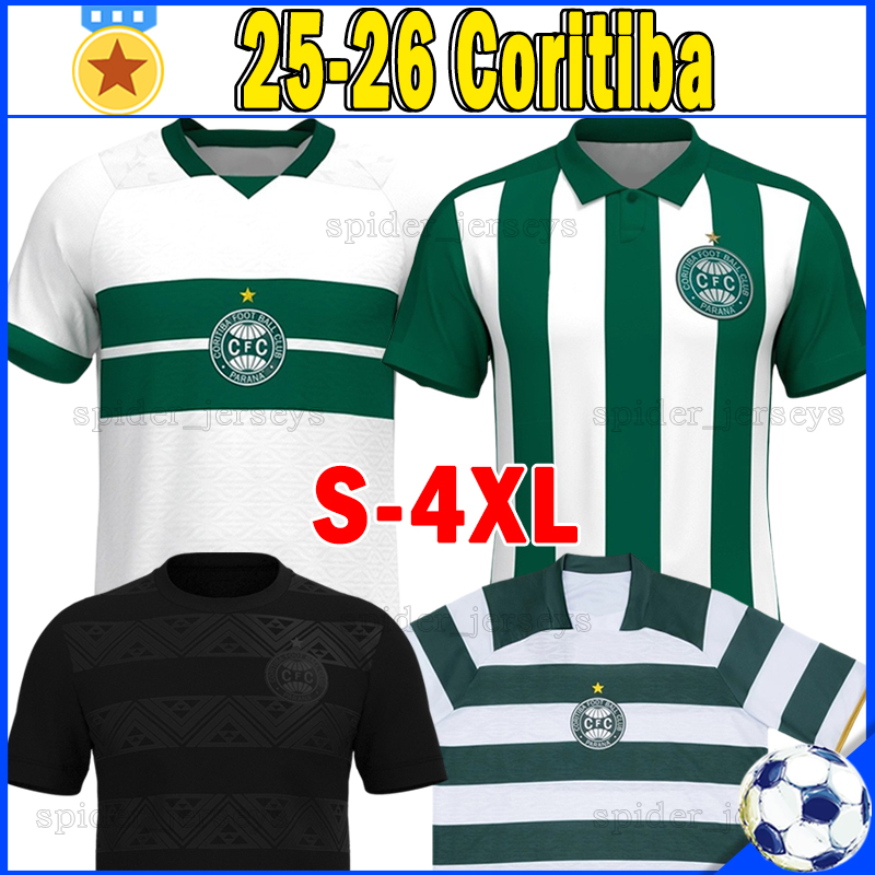 XXXL 4XL 25 26 Coritiba Foot Ball Club Soccer Jerseys 2025 2026 DELLATORRE LUCAS RONIER JOSUE IURY CASTILHO S.GOMEZ Football Shirts VINI PAULISTA JACY Men Uniforms 3XL