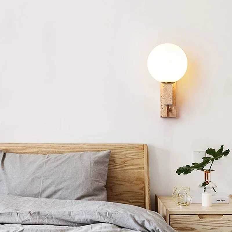 Modern Design New Home Decoration Wall Light Japanese Wabi Sabi Living Room Bedroom Simple Atmosphere LED Sconce Lamp M251118