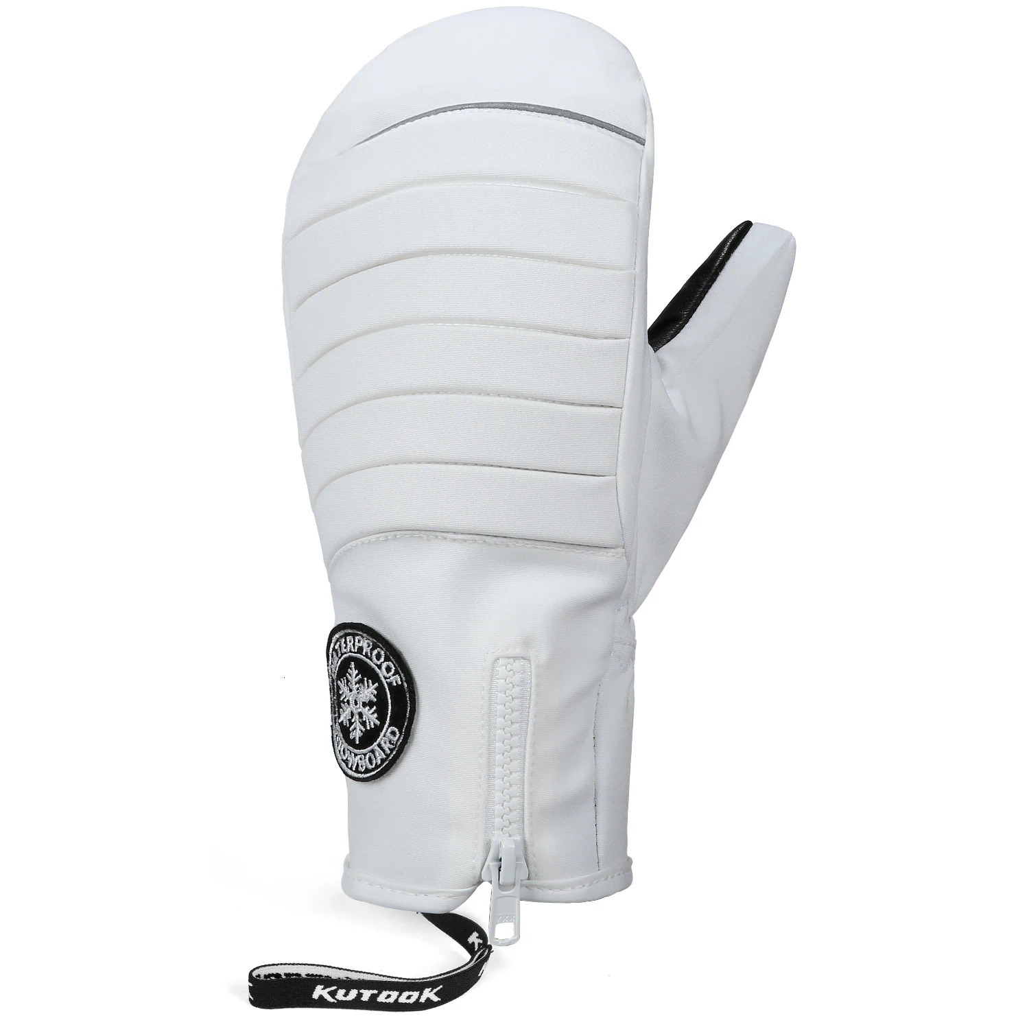 JACKCOME Warm Sport Gloves Waterproof Winter Gloves Goat Leather Palm Ski Gloves Windproof Snowboard Mittens 251112