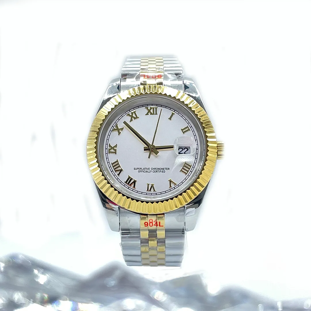 AAA Lovers Watch Luxury Designer Sports Casual Automatic Movement Stainless Steel Gold Watch 41mm 36mm Super Glow Sapphire waterproof Classic Watch 03