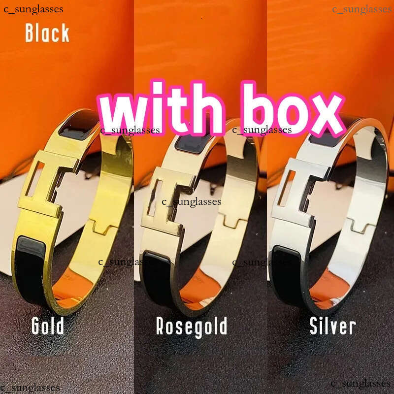 H Designer for men woman bracelet gold plated stainless steel jewelry designer fashion bracelets bangle size17 C_